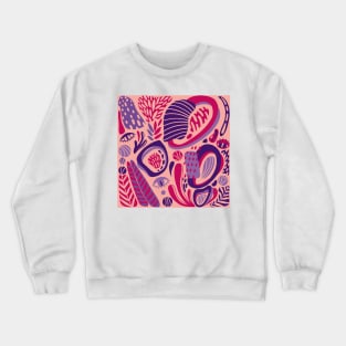 Hand drawn abstract pattern Crewneck Sweatshirt